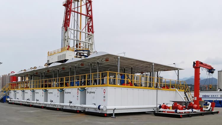 Brightway 2000HP Буровая установка Система твердого контроля для Нигерии